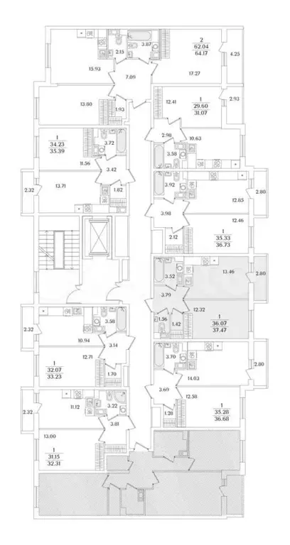 1-к. квартира, 37,5 м, 6/9 эт. - Фото 1