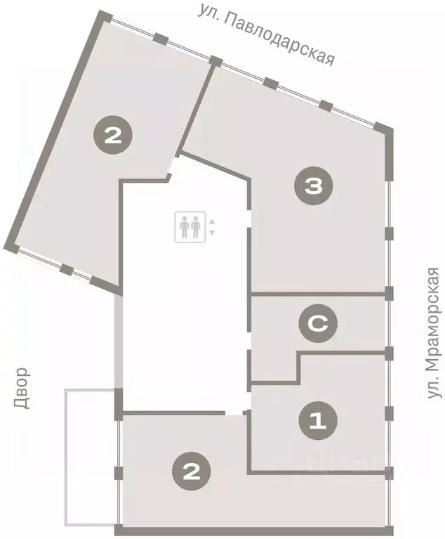 2-к кв. Свердловская область, Екатеринбург ул. Мраморская, 27/2 (91.41 ... - Фото 1