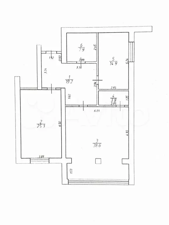 3-к. квартира, 120 м, 2/10 эт. - Фото 0