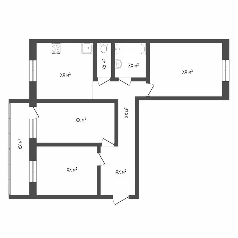 3-комнатная квартира: Тюмень, Широтная улица, 136к3 (91.2 м) - Фото 0