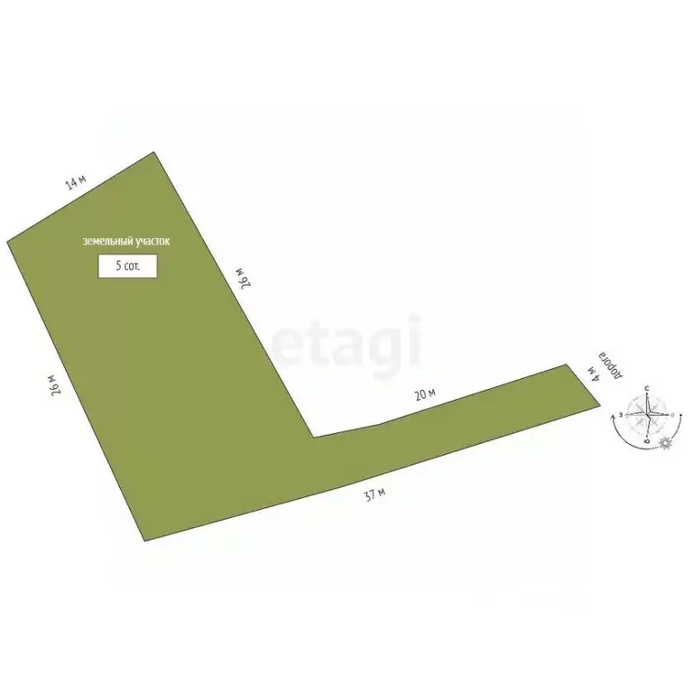 Участок в Севастополь ш. Крепостное (5.0 сот.) - Фото 2