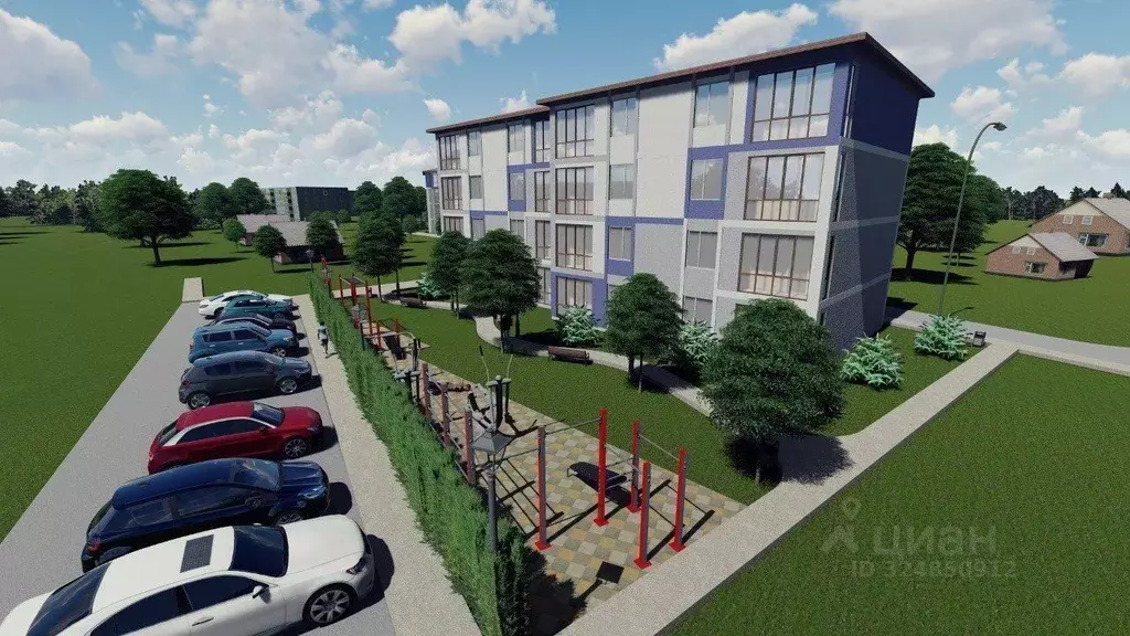 1-к кв. Крым, Симферопольский район, с. Перово  (36.52 м) - Фото 2