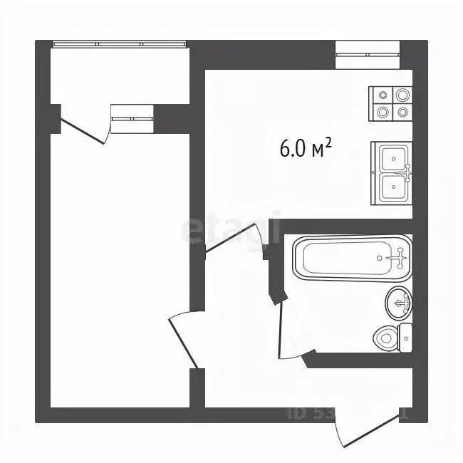 1-к кв. Ростовская область, Таганрог ул. Чехова, 269 (32.3 м) - Фото 2