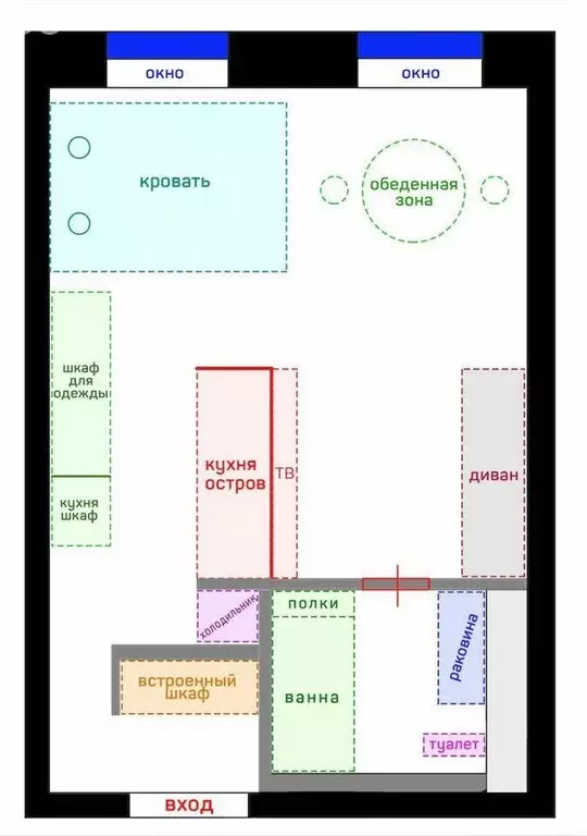 Квартира-студия: Москва, Берёзовая аллея, 19к3 (24 м) - Фото 0