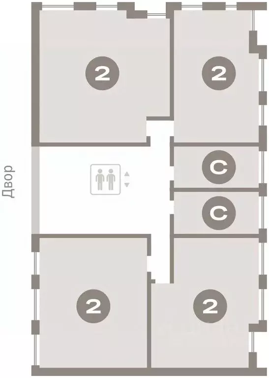 2-к кв. Новосибирская область, Новосибирск ул. Аэропорт, 88 (91.49 м) - Фото 1