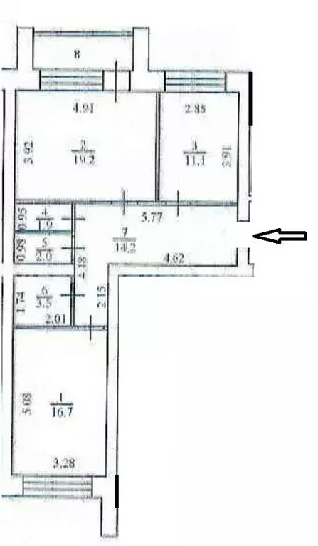 2-к кв. Тюменская область, Тюмень ул. Газовиков, 41к1 (68.6 м) - Фото 1