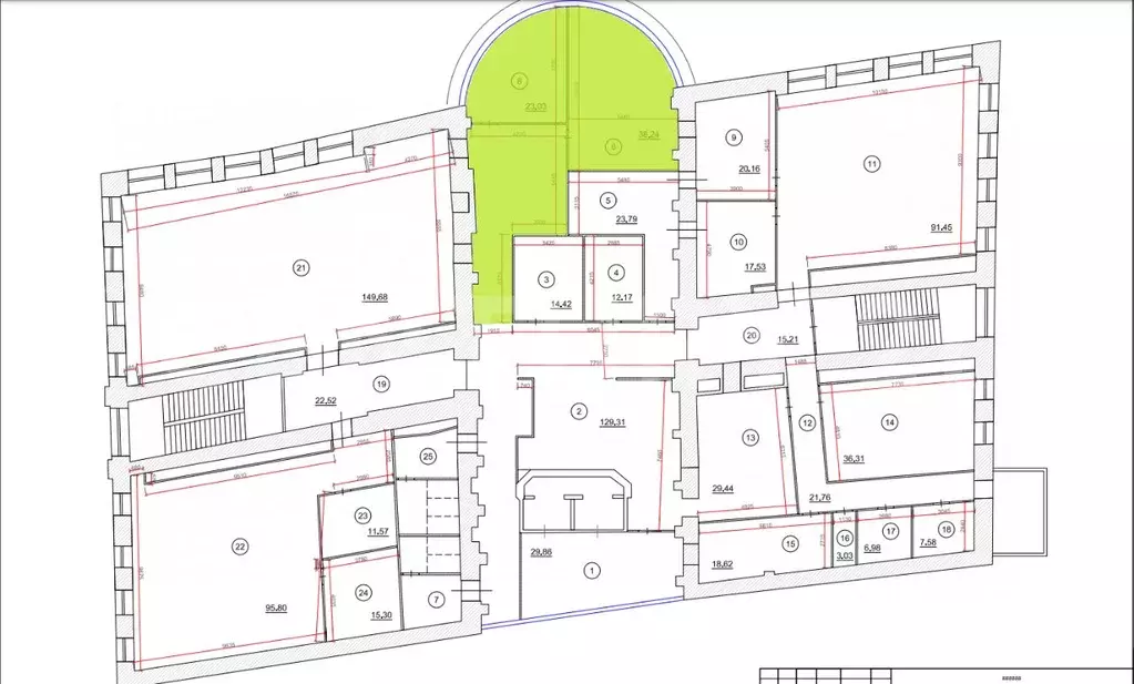 Офис в Москва Поварская ул., 10С1 (95 м) - Фото 2