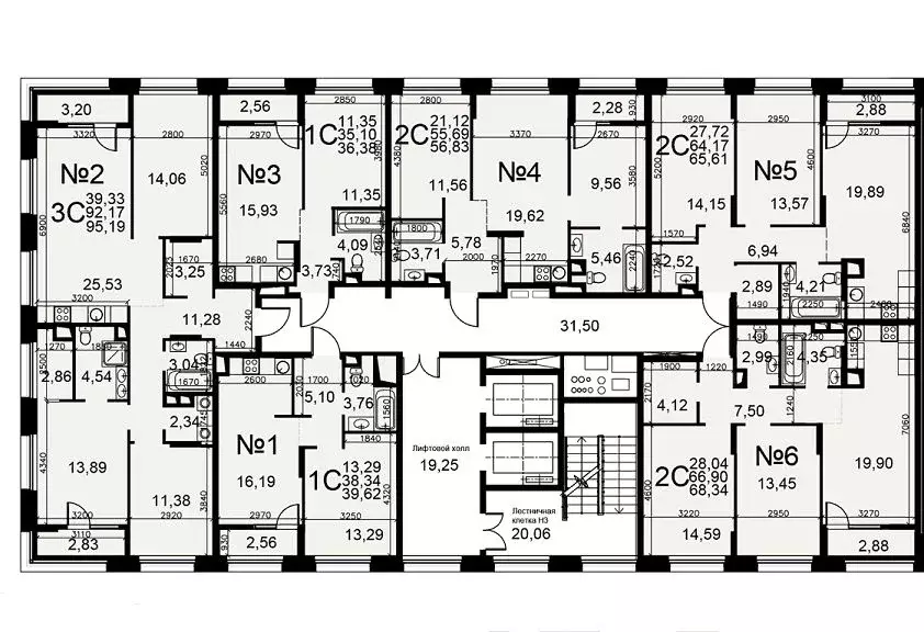 3-к кв. Рязанская область, Рязань Московское ш., 49к1 (91.2 м) - Фото 1