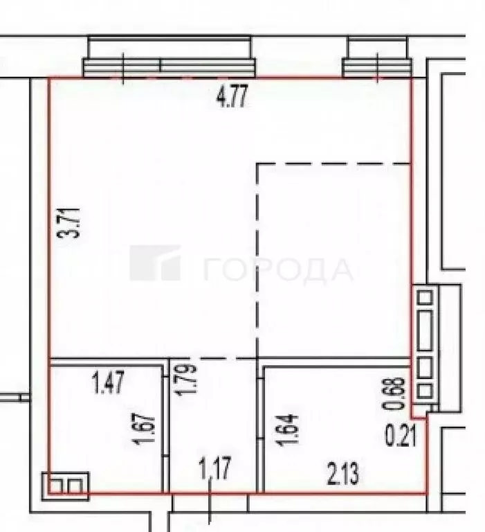 Квартира-студия: Барнаул, улица Сергея Семёнова, 27к2 (25.5 м) - Фото 1