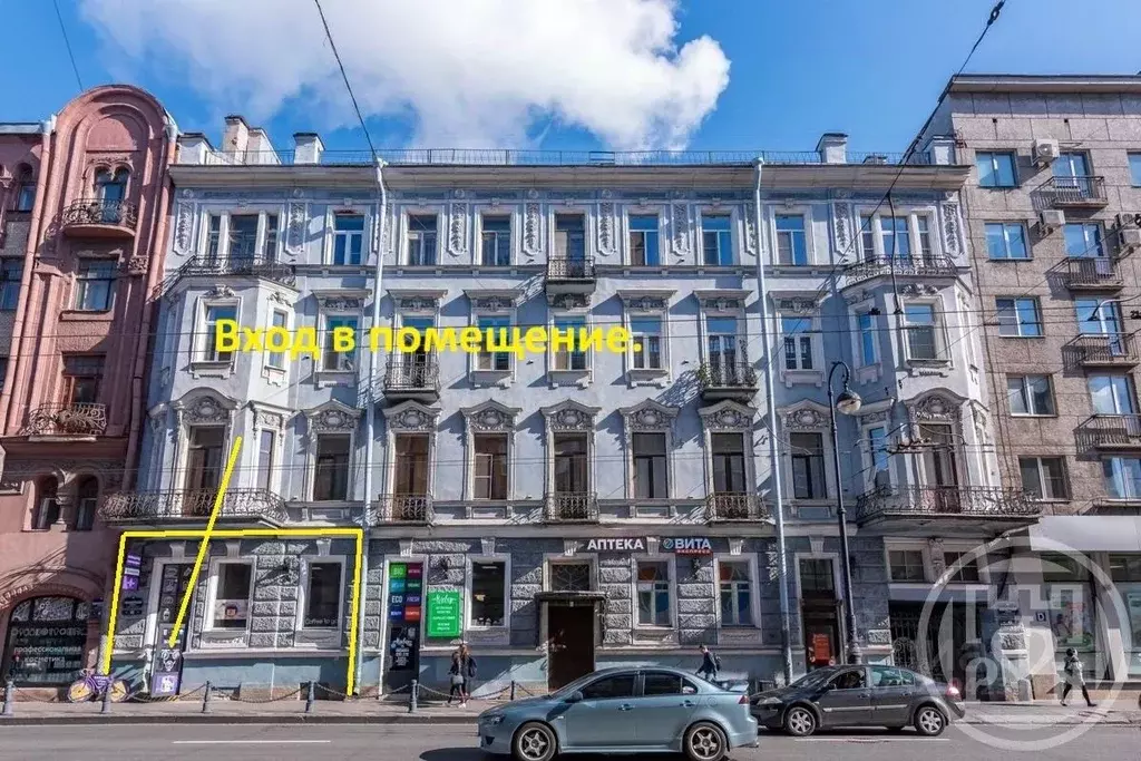 Помещение свободного назначения в Санкт-Петербург Каменноостровский ... - Фото 2