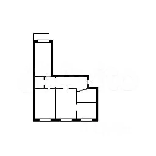 3-к. квартира, 60 м, 8/9 эт. - Фото 0