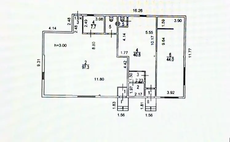 Помещение свободного назначения в Москва Чонгарский бул., 2А (210 м) - Фото 2