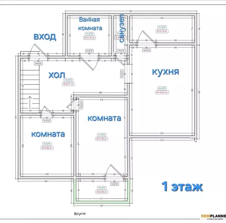 4-к кв. Самарская область, Самара ул. Фрунзе, 101А (120.0 м) - Фото 2