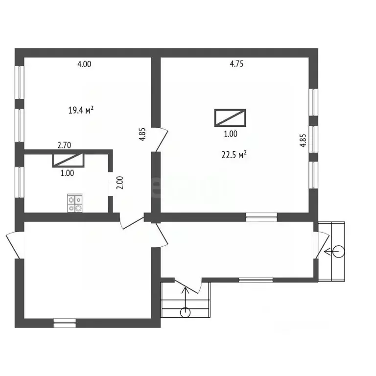 Дом в Мордовия, Саранск городской округ, с. Куликовка ул. Чапаева, 92 ... - Фото 2