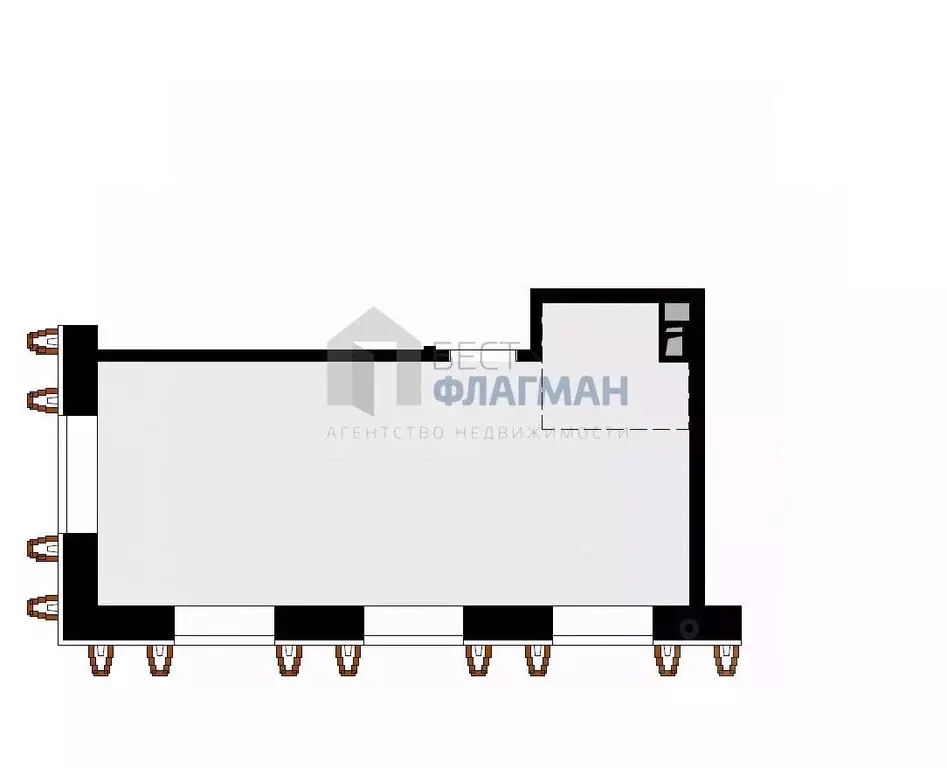 Помещение свободного назначения в Москва Выборгская ул., 18 (53 м) - Фото 2