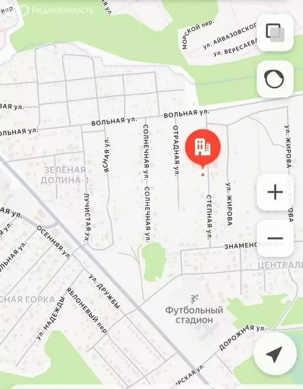 Участок в село Корнилово, Отрадная улица (10 м) - Фото 1