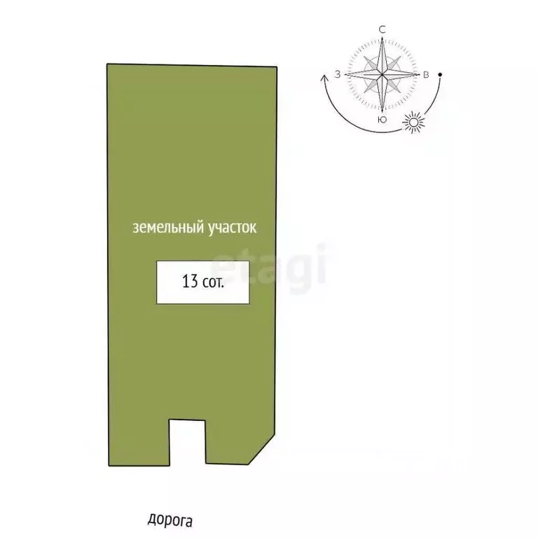 Участок в Челябинская область, Пласт ул. Чехова (13.0 сот.) - Фото 1