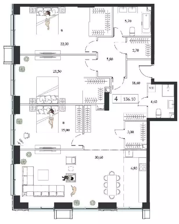 Продается 4-комнатная квартира - Фото 1