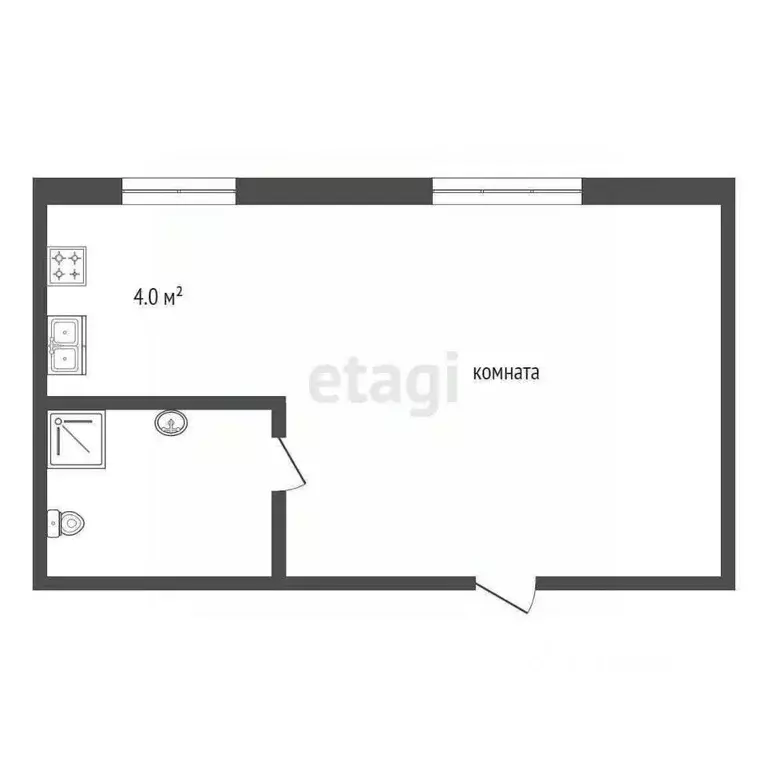 Студия Краснодарский край, Анапа Пионерский просп., 100Вк1 (33.0 м) - Фото 2