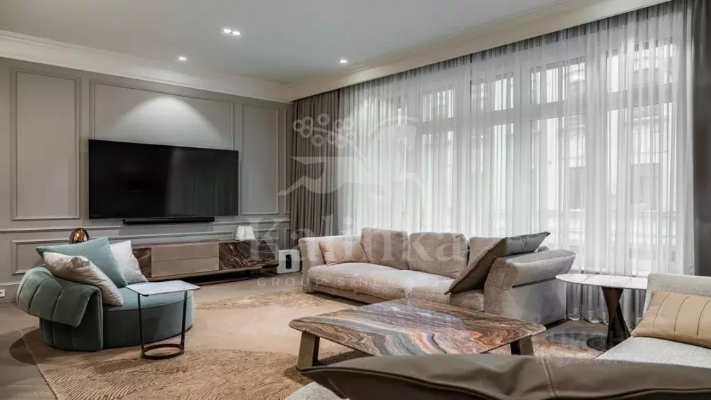 3-к кв. Москва Малая Бронная ул., 15Б (137.1 м) - Фото 2