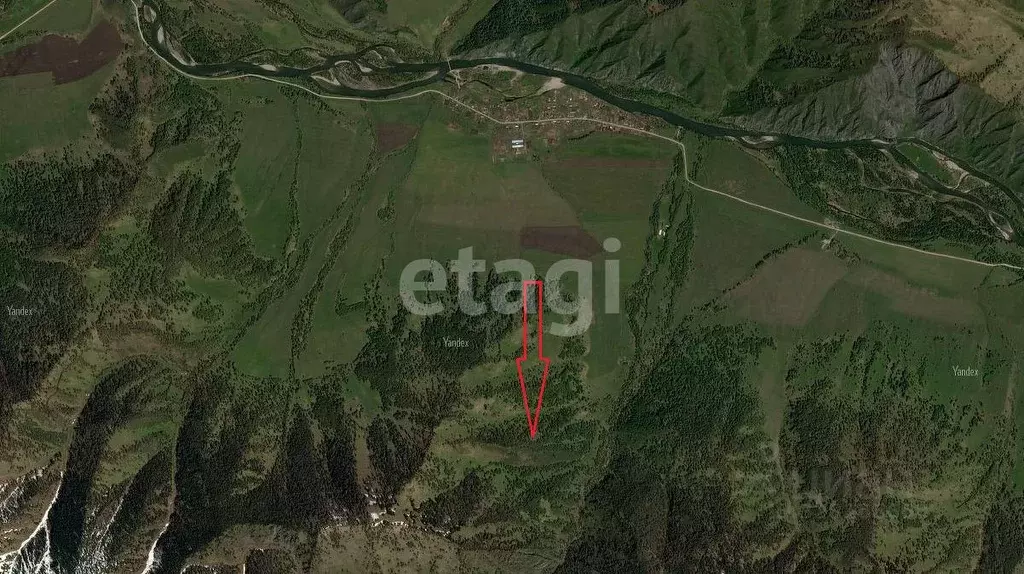 Участок в Алтай, Усть-Канский район, с. Владимировка  (1800.0 сот.) - Фото 1