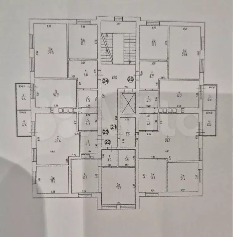 1-к. квартира, 37 м, 5/7 эт. - Фото 1