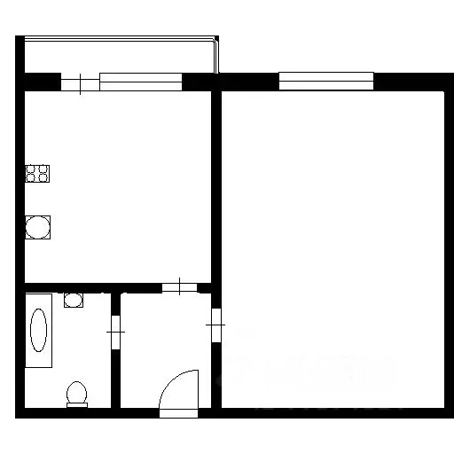 1-к кв. Воронежская область, Воронеж ул. Федора Тютчева, 95И (33.0 м) - Фото 2