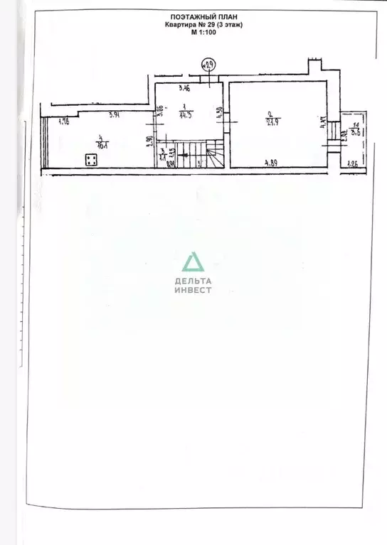 Свободной планировки кв. Башкортостан, Уфа Кавказская ул., 6/3 (190.6 ... - Фото 2