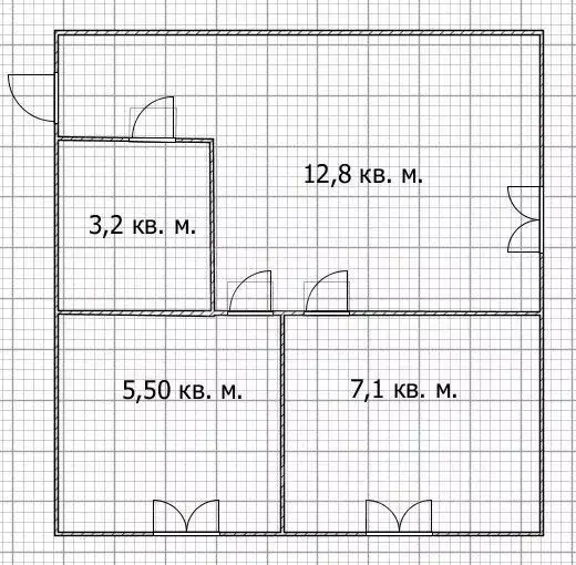 2-к кв. Оренбургская область, Оренбург Туркестанская ул., 4В (30.6 м) - Фото 1