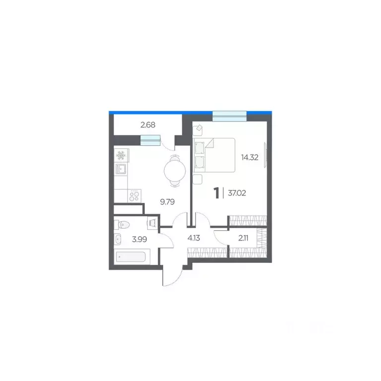 1-к кв. Рязанская область, Рязанский район, Дядьковское с/пос, с. ... - Фото 1
