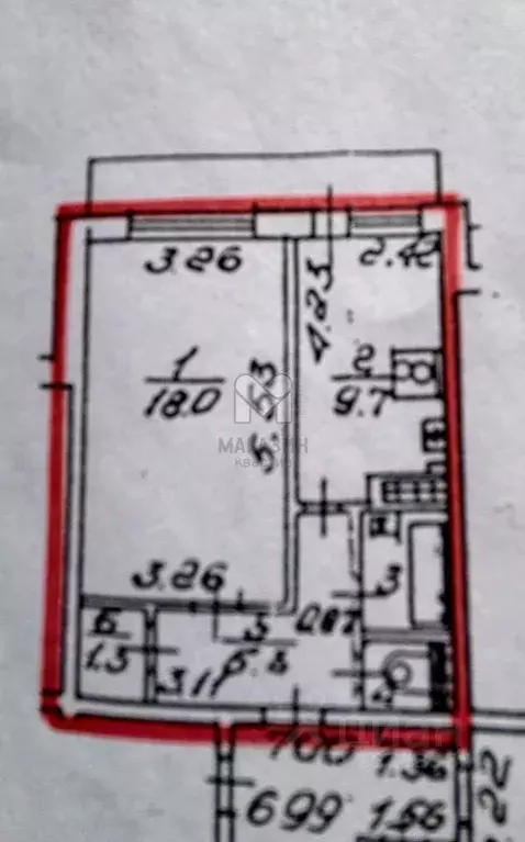 1-к кв. Санкт-Петербург просп. Кузнецова, 17 (38.0 м) - Фото 1