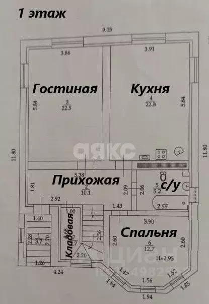 Дом в Краснодарский край, Темрюк Советская ул. (137 м) - Фото 1