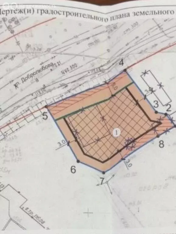 Участок в Вологда, улица Добролюбова, 70 (7.5 м) - Фото 1