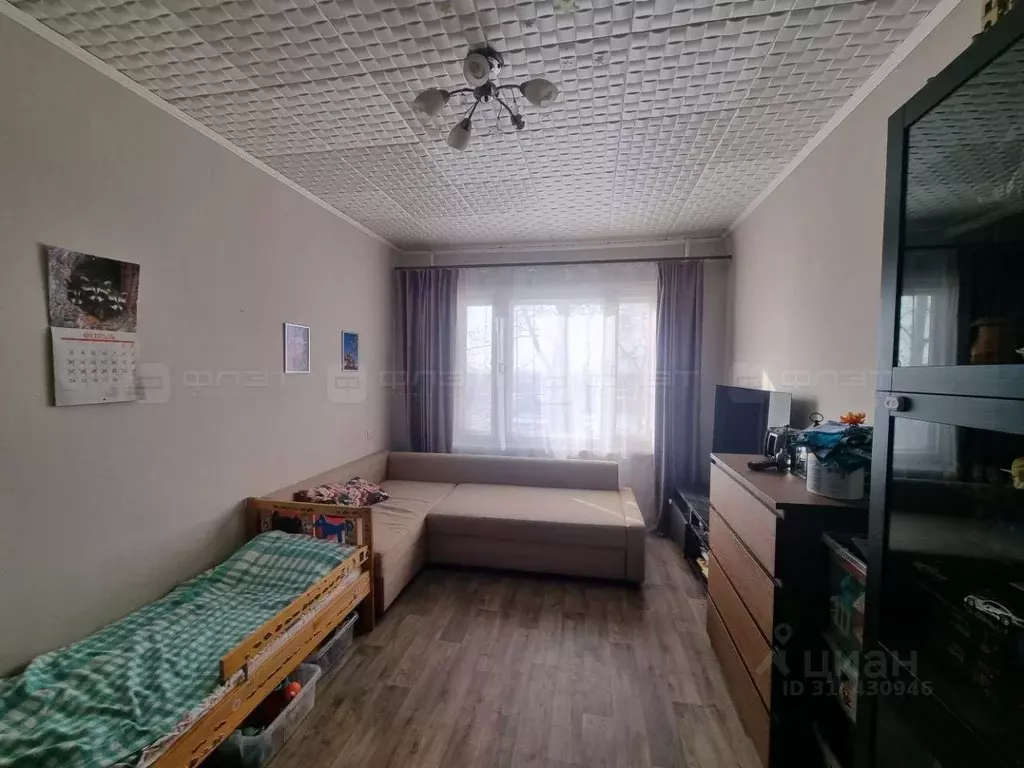 2-к кв. Татарстан, Казань ул. Латышских Стрелков, 33 (43.5 м) - Фото 0