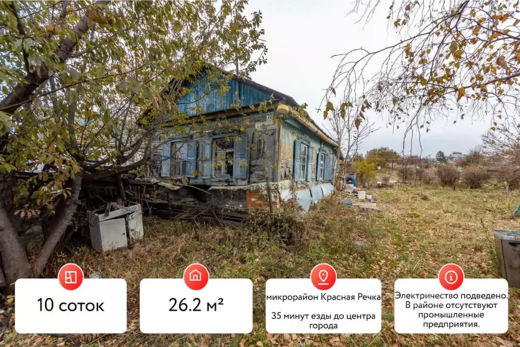 Дом в Хабаровский край, Хабаровск Красная Речка мкр, ул. Щербаковская, ... - Фото 1