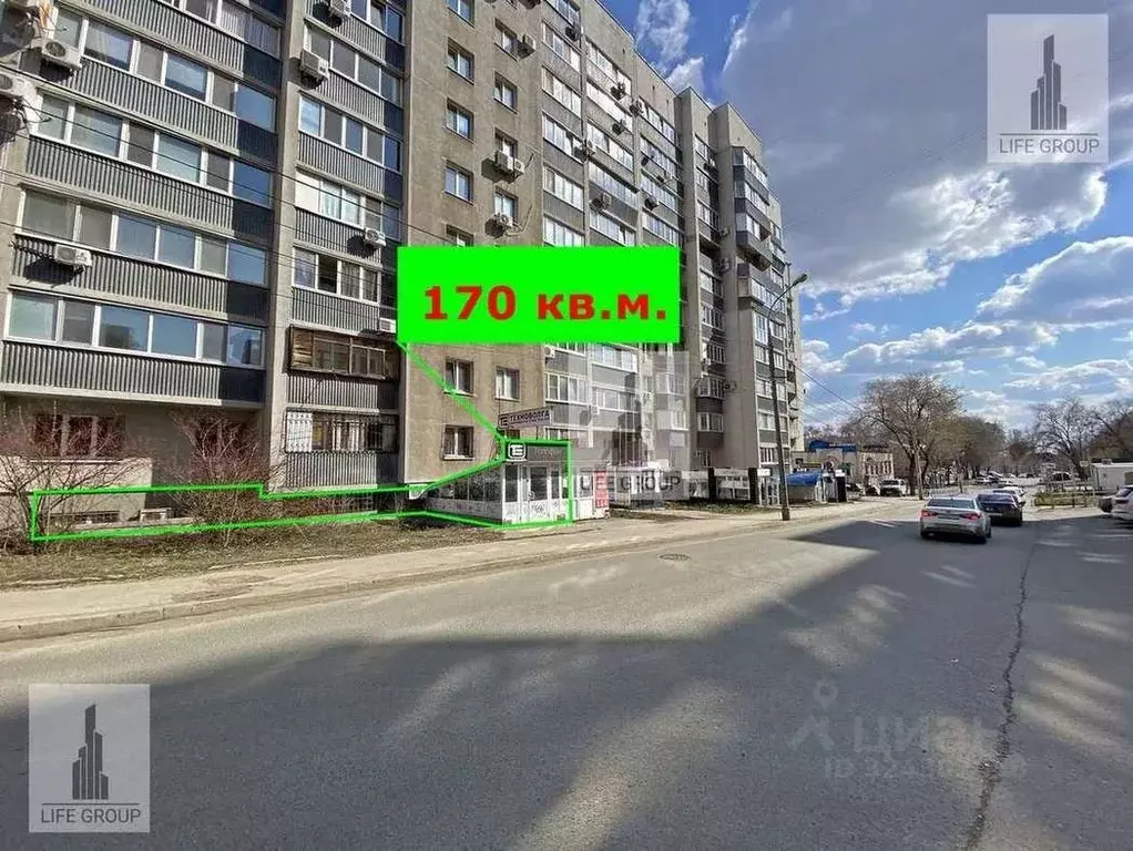 Офис в Самарская область, Самара ул. Дыбенко, 120а (170 м) - Фото 1