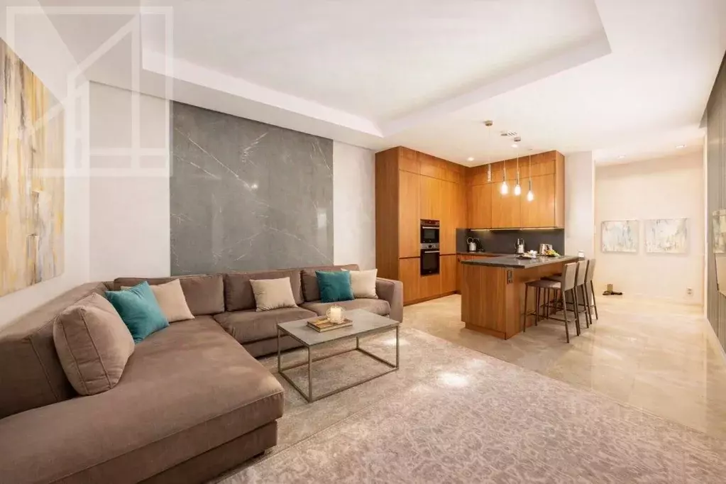 3-к кв. Москва 1-й Смоленский пер., 21 (92.0 м) - Фото 1