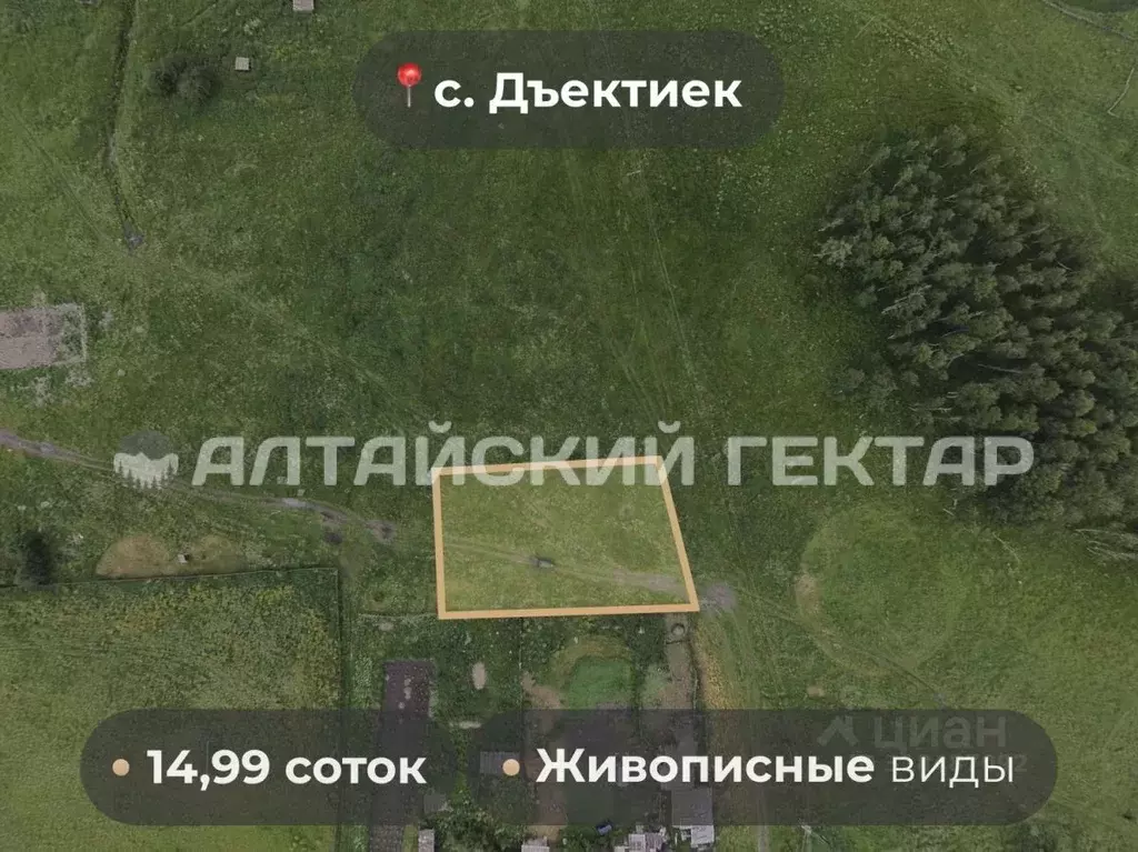 Участок в Алтай, Шебалинский район, с. Дъектиек ул. Школьная (14.99 ... - Фото 0
