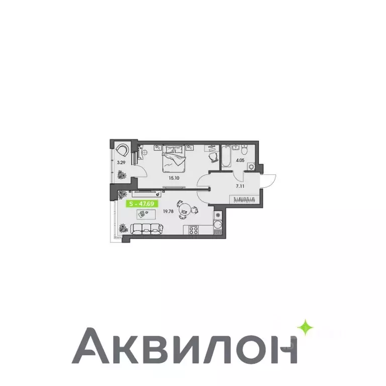 2-к кв. Архангельская область, Архангельск Ломоносовский округ,  ... - Фото 1