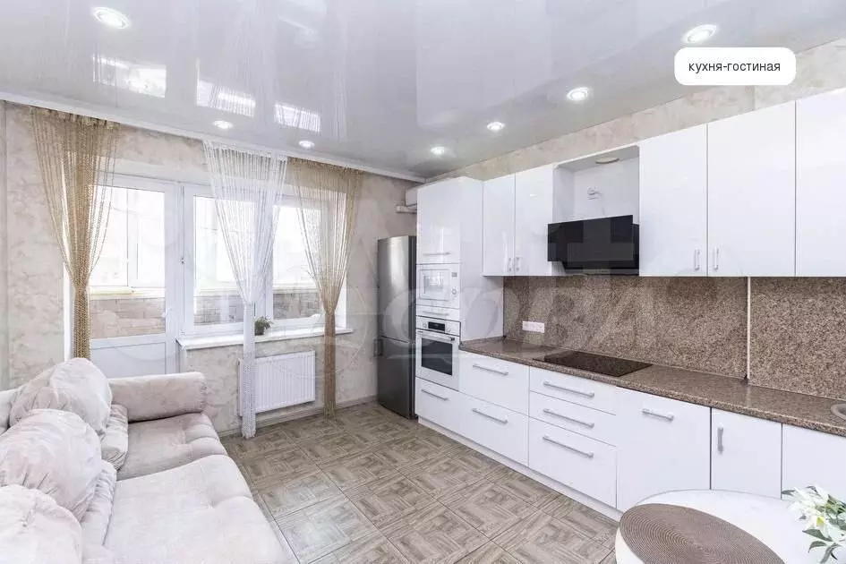 1-к. квартира, 50 м, 7/17 эт. - Фото 1