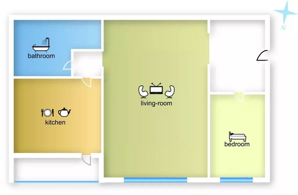 2-к кв. Москва Большая Дорогомиловская ул., 4 (70.0 м) - Фото 2