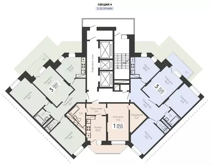 1-к кв. Московская область, Подольск Красная Горка мкр, ул. Садовая, ... - Фото 2