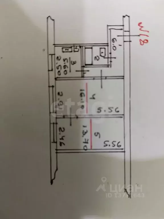 2-к кв. Псковская область, Остров Пригородная ул., 5 (44.3 м) - Фото 2