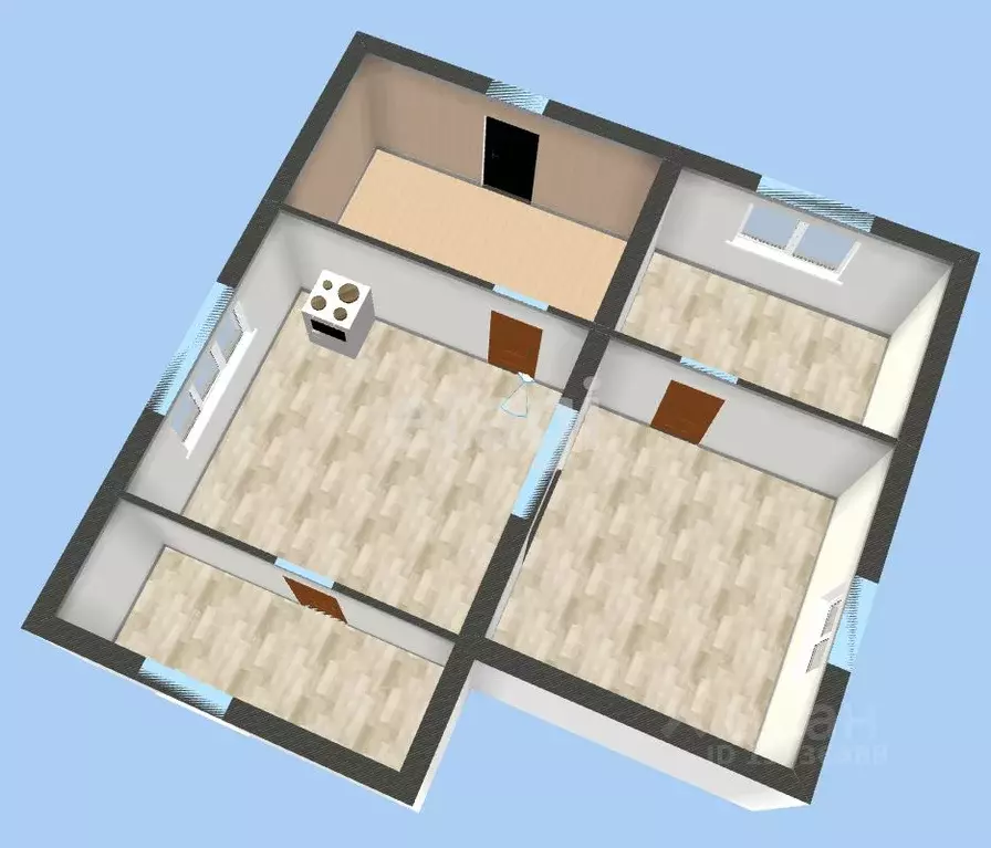 Дом в Амурская область, Белогорск Политехническая ул., 27 (69 м) - Фото 1