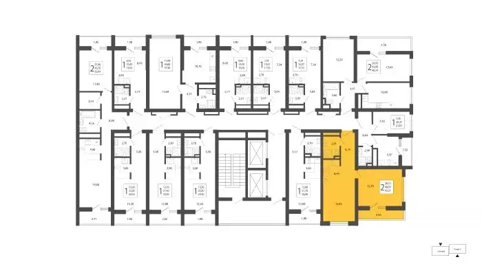 2-комнатная квартира: Сочи, микрорайон Бытха, Ясногорская улица, ... - Фото 1