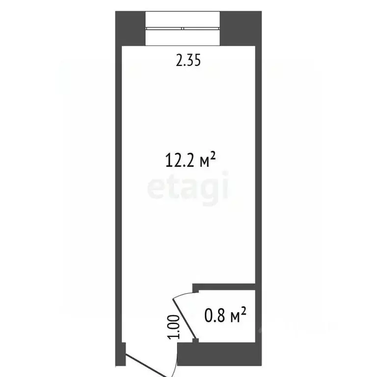 Комната Мордовия, Саранск ул. Гагарина, 7 (12.2 м) - Фото 1