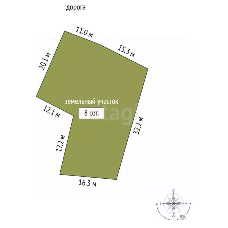 Участок в Санкт-Петербург Горелово тер., ул. Дачная (8.0 сот.) - Фото 2