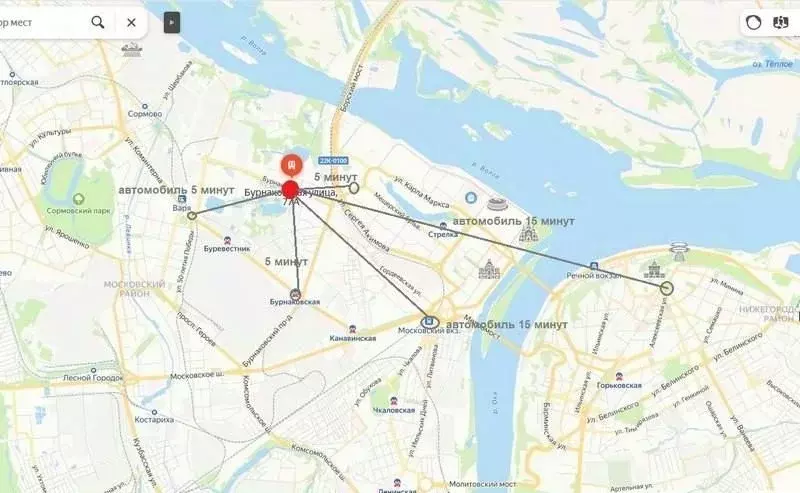 Офис в Нижегородская область, Нижний Новгород Бурнаковская ул., 77А ... - Фото 1