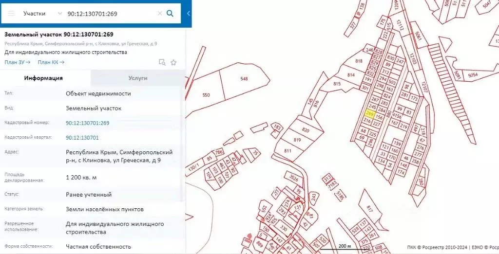 Участок в Крым, Симферопольский район, Перовское с/пос, с. Клиновка ... - Фото 2