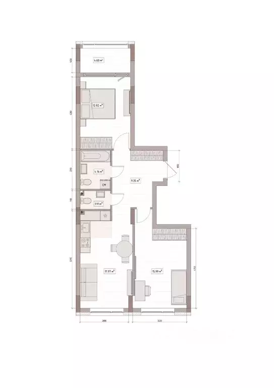 3-к кв. Кемеровская область, Кемерово Уютный Квартал жилой комплекс ... - Фото 1